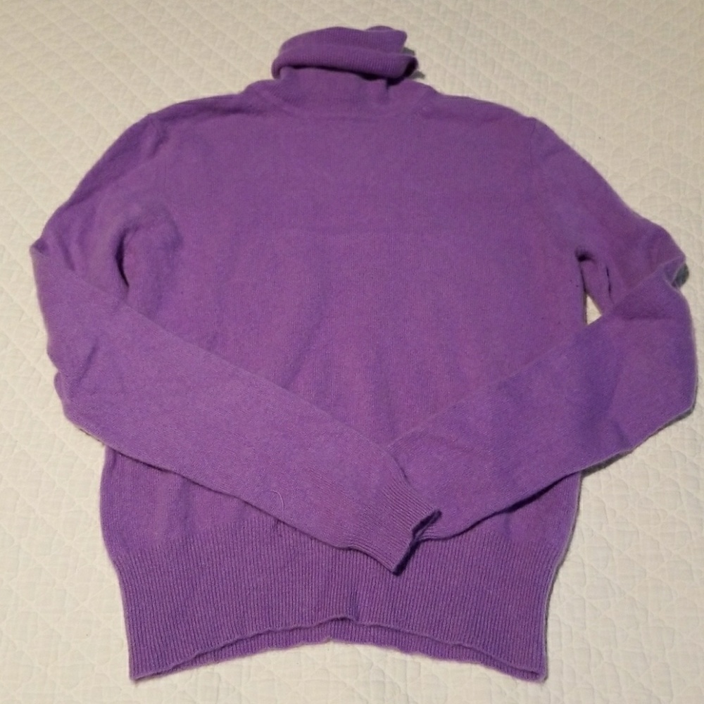 Croft Barrow Cashmere Turtleneck Sweater Small